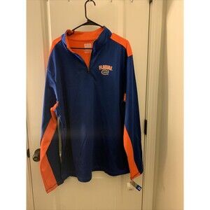 Box Seat Clothing Co Florida Gators Men's Big & Tall 1/4 Zip Shirt Size 2XL